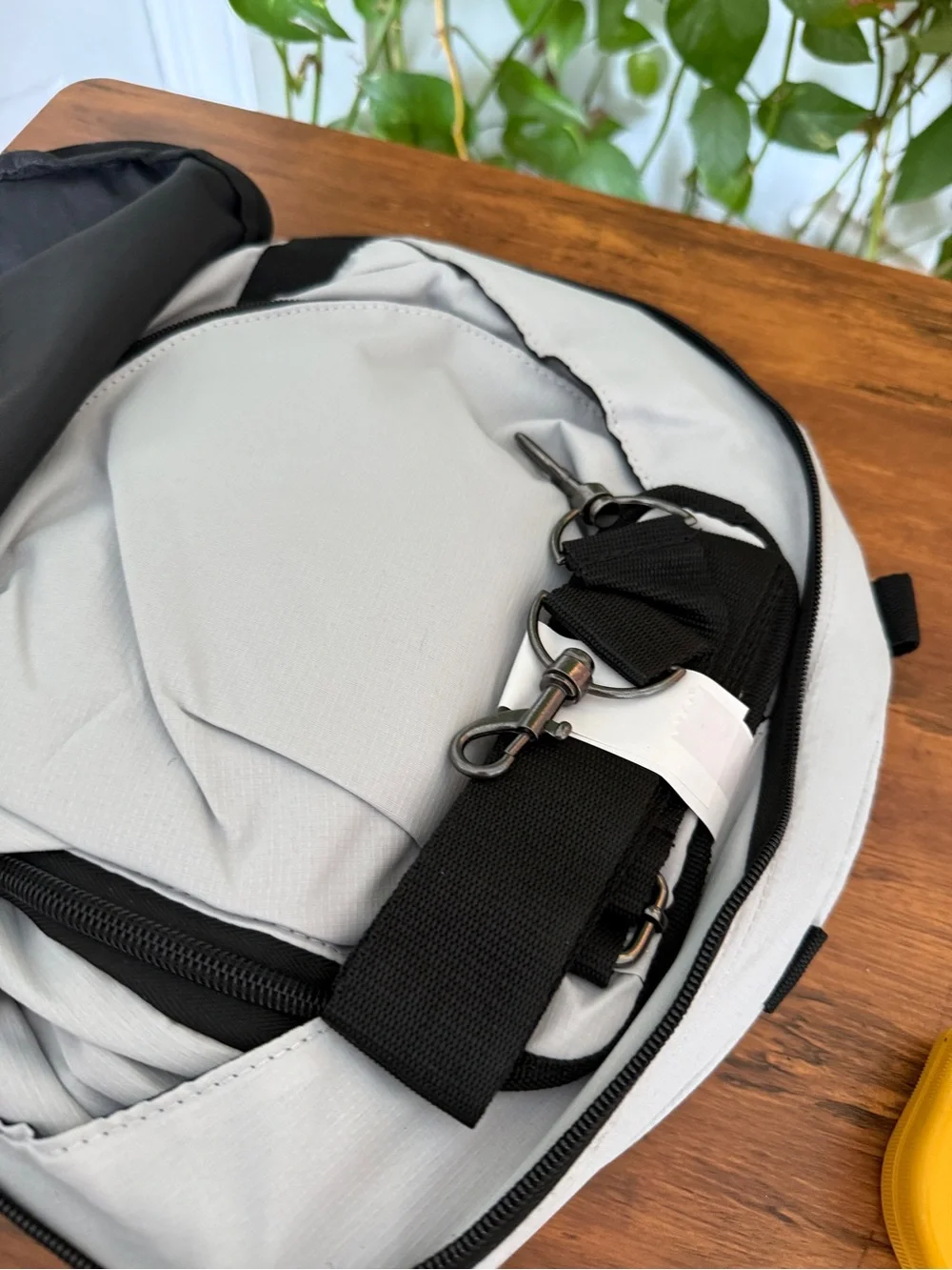 Light Gray Laptop Tent Tech Organizer Backpack new